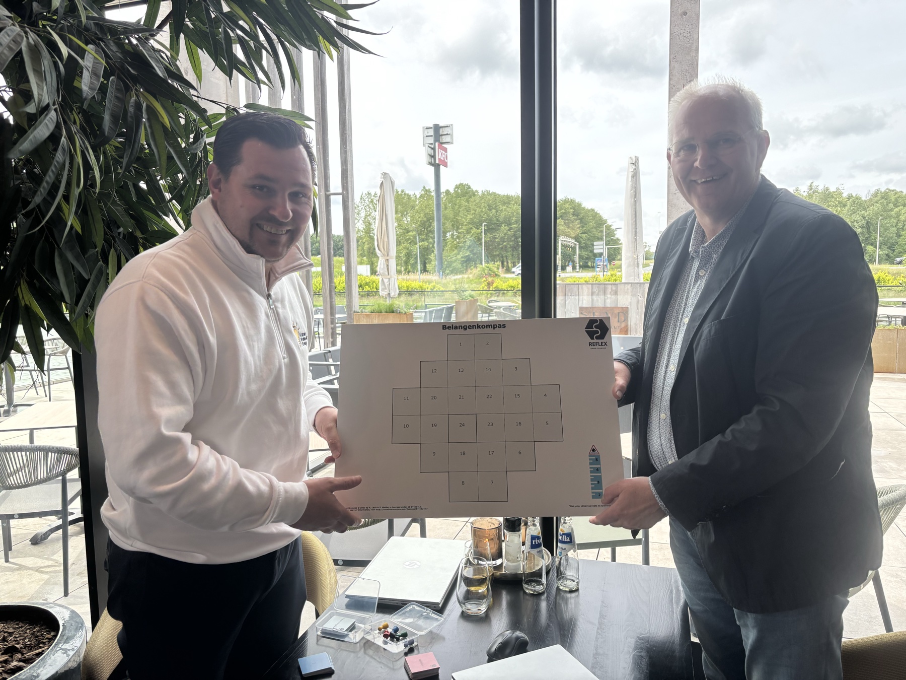 Sijbren Mulder, Peter Jantz en Theo Brack. Reflex Gamechanger × HBG