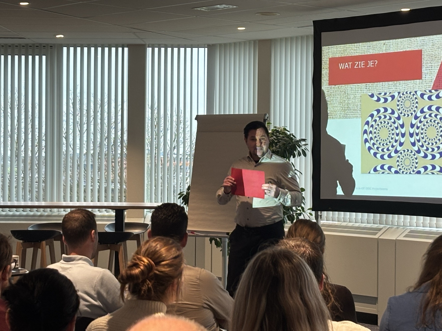 HBG-trainer tijdens een sessie